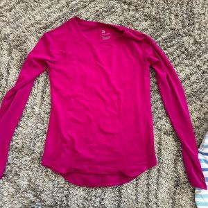 All in motion long sleeve athletic top pink XS like new worn once